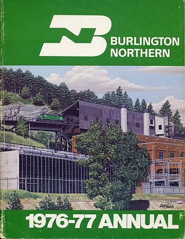  Burlington Northern 1976-77 Annual