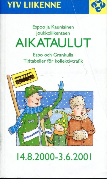 Esbo och Grankulla tidtabell 2000