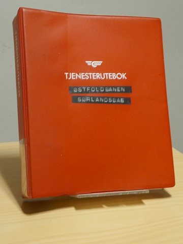 Tjenesterutebok Ruteområde Sør + Øst, Seksjon Øst 1997