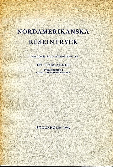 Nordamerikanska reseintryck