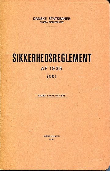 Sikkerhedsreglement af 1935