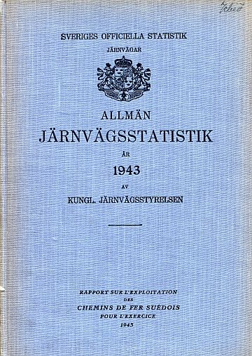  Allmän Järnvägsstatistik 1943