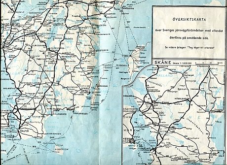 Sveriges Kommunikationer 1965-08 karta