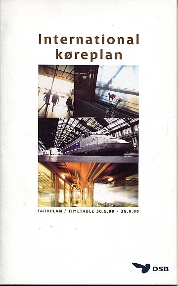 DSB International køreplan 1999