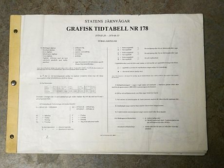 Grafisk tidtabell nr 178